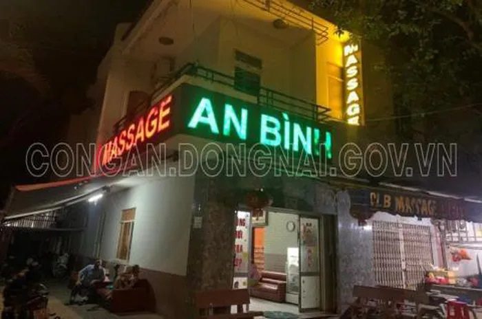 Massage Nam An Bình, địa chỉ tại Lô A9, Khu dân cư An Bình, phường An Bình, thành phố Biên Hòa