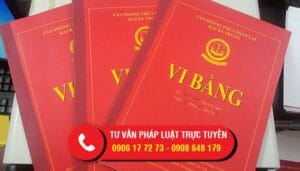 Dịch vụ lập vi bằng tại Phú Giáo Bình Dương