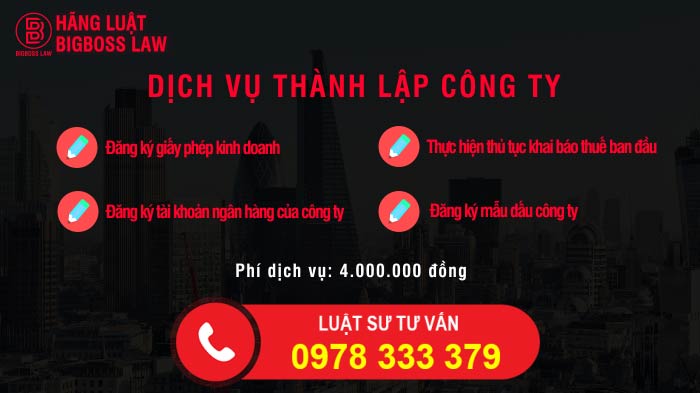 Dịch vụ thành lập doanh nghiệp uy tín, chuyên nghiệp