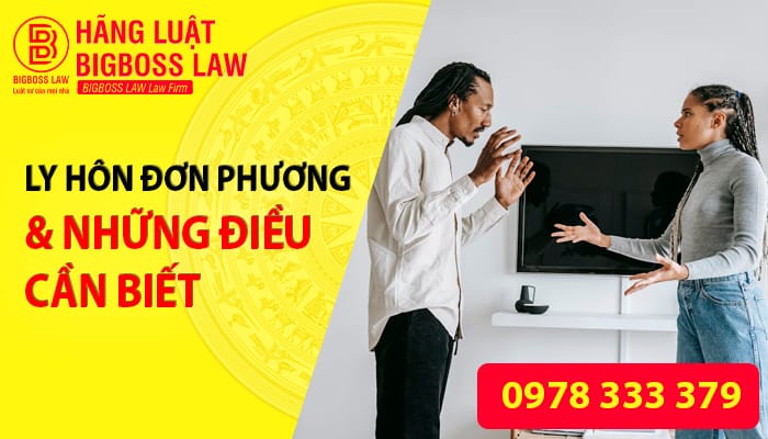 ly hôn đơn phương và những điều cần biết