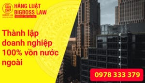 Thành lập công ty 100% vốn nước ngoài