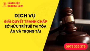 DỊCH VỤ GIẢI QUYẾT TRANH CHẤP SỞ HỮU TRÍ TUỆ TẠI TÒA ÁN VÀ TRỌNG TÀI