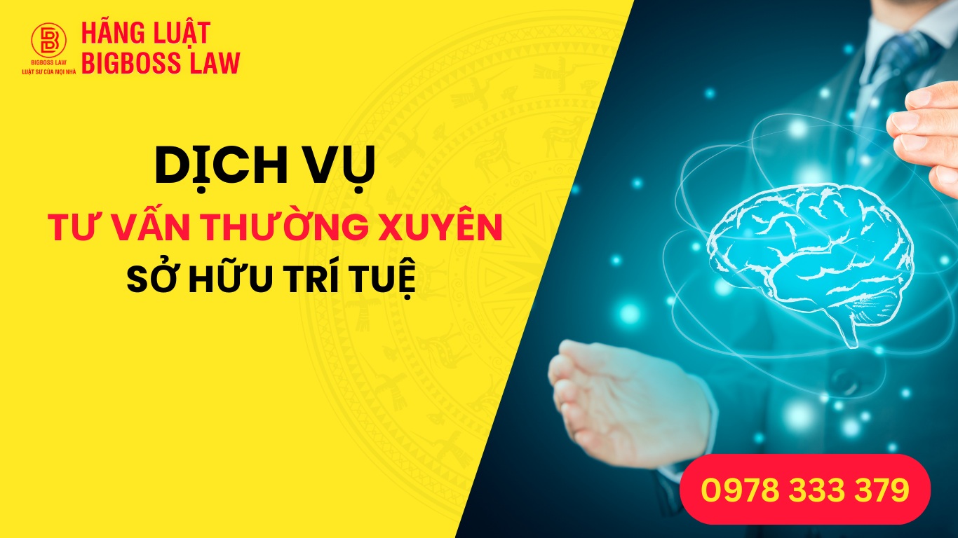 DỊCH VỤ TƯ VẤN THƯỜNG XUYÊN TRONG LĨNH VỰC SỞ HỮU TRÍ TUỆ