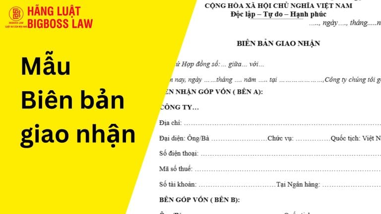 Bien ban giao nhan