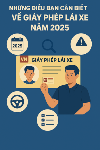 NHỮNG ĐIỀU BẠN CẦN BIẾT VỀ GIẤY PHÉP LÁI XE NĂM 2025