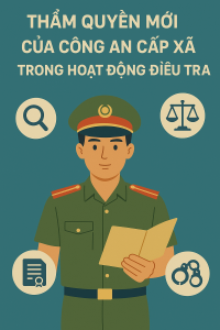 THẨM QUYỀN MỚI CỦA CÔNG AN CẤP XÃ TRONG HOẠT ĐỘNG ĐIỀU TRA