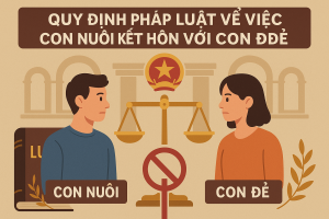 QUY ĐỊNH PHÁP LUẬT VỀ VIỆC CON NUÔI KẾT HÔN VỚI CON ĐẺ