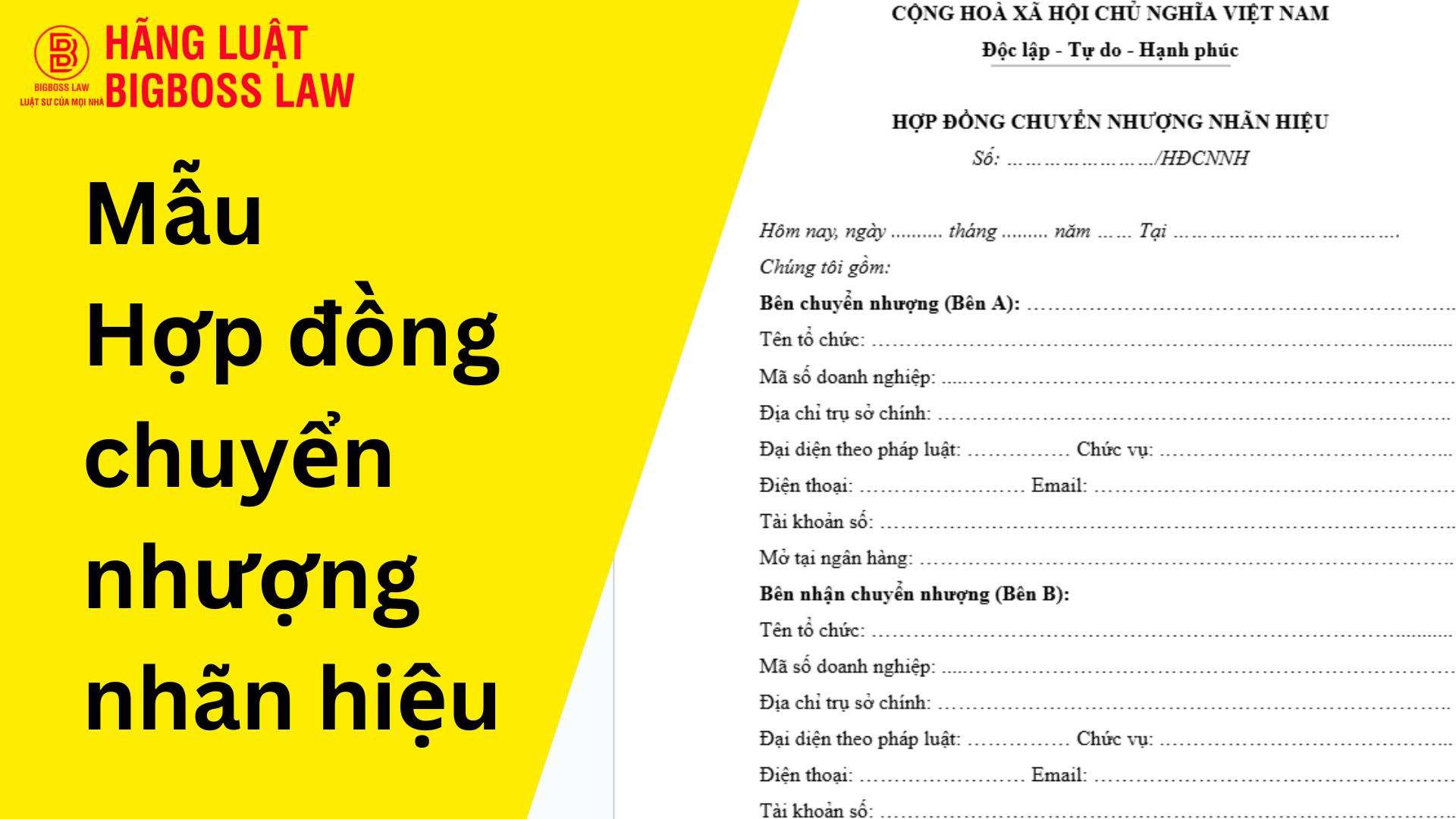 Hợp đồng chuyển nhượng nhãn hiệu