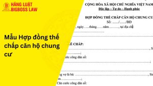 Hợp đồng thế chấp căn hộ chung cư