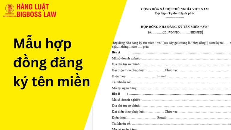 Mẫu hợp đồng đăng ký tên miền 8 Mẫu hợp đồng đăng ký tên miền
