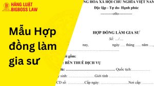 Mẫu Hợp đồng làm gia sư