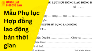 Phụ lục Hợp đồng lao động bán thời gian