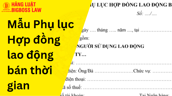 Phụ lục Hợp đồng lao động bán thời gian