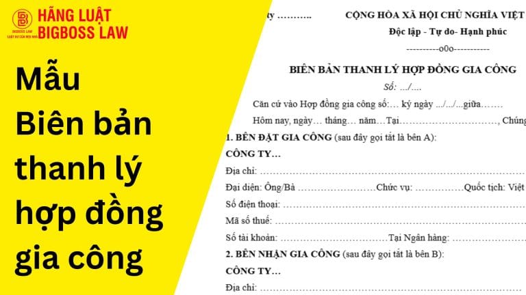 bien ban thanh ly hop dong gia cong