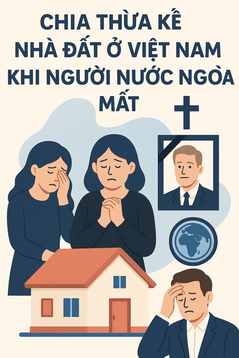 CHIA THỪA KẾ NHÀ ĐẤT Ở VIỆT NAM KHI NGƯỜI NƯỚC NGOÀI MẤT 11 CHIA THỪA KẾ NHÀ ĐẤT Ở VIỆT NAM KHI NGƯỜI NƯỚC NGOÀI MẤT