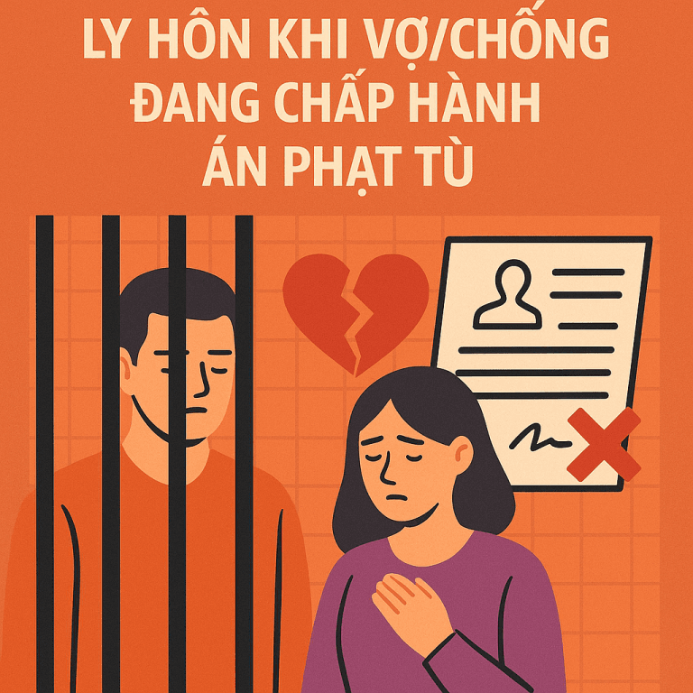 LY HÔN KHI VỢ/CHỒNG ĐANG CHẤP HÀNH ÁN PHẠT TÙ 10 LY HÔN KHI VỢ/CHỒNG ĐANG CHẤP HÀNH ÁN PHẠT TÙ