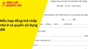 Hợp đồng thế chấp nhà ở và quyền sử dụng đất