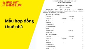 Mẫu hợp đồng thuê nhà