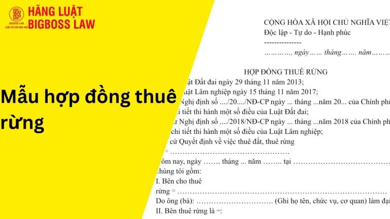 Hợp đồng thuê rừng