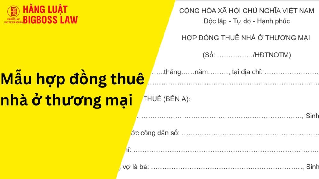 Hợp đồng thuê nhà ở thương mại