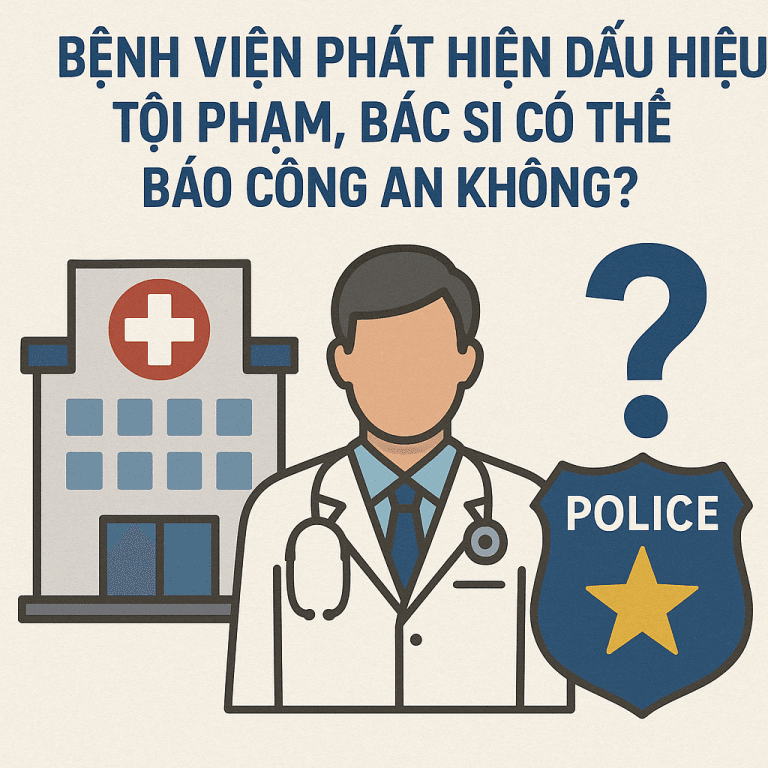 Bệnh viện phát hiện dấu hiệu tội phạm, bác sĩ có thể báo công an không? 9 ChatGPT Image 08 40 23 30 thg 6 2025