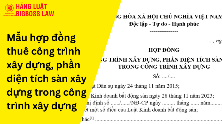 Mẫu hợp đồng thuê công trình xây dựng, phần diện tích sàn xây dựng trong công trình xây dựng 9 Hop dong thu viec 15
