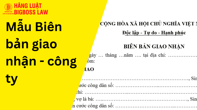 Mẫu biên bản giao nhận - công ty 8 Hop dong thu viec 18
