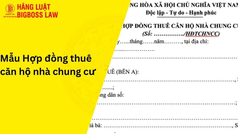 Mẫu hợp đồng thuê căn hộ nhà chung cư