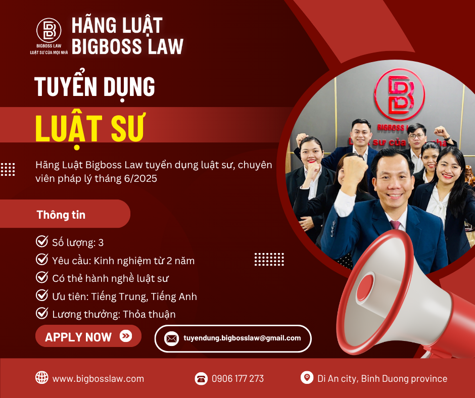 Tuyển dụng Luật sư 6/2025 1 Tuyển dụng Luật sư 6/2025