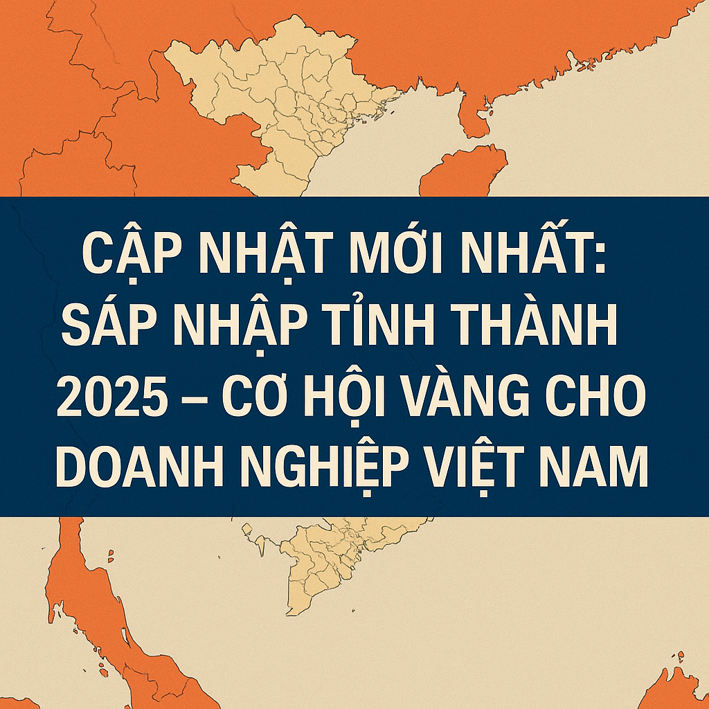 SÁP NHẬP TỈNH THÀNH 2025 – CƠ HỘI VÀNG CHO DOANH NGHIỆP VIỆT NAM