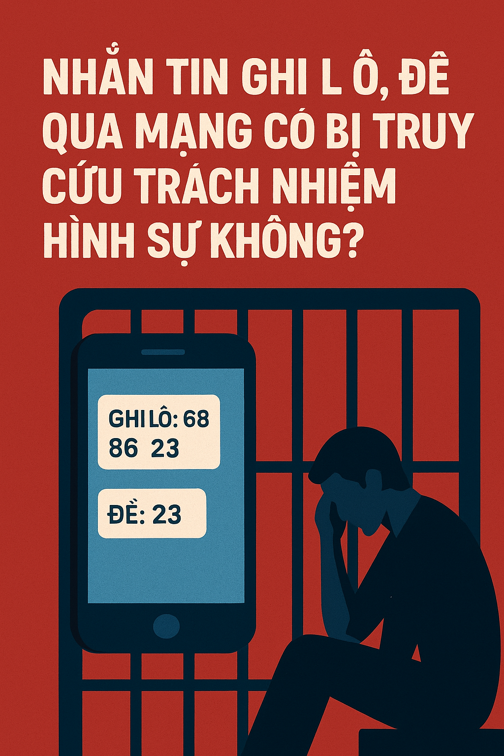 NHẮN TIN GHI LÔ, ĐỀ QUA MẠNG CÓ BỊ TRUY CỨU TRÁCH NHIỆM HÌNH SỰ KHÔNG?