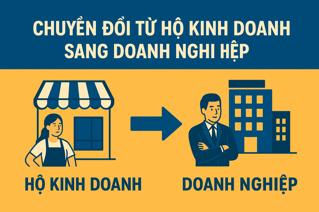 CHUYỂN ĐỔI TỪ HỘ KINH DOANH SANG DOANH NGHIỆP VÀ NHỮNG ĐIỀU BẠN CẦN BIẾT 1 CHUYỂN ĐỔI TỪ HỘ KINH DOANH SANG DOANH NGHIỆP VÀ NHỮNG ĐIỀU BẠN CẦN BIẾT