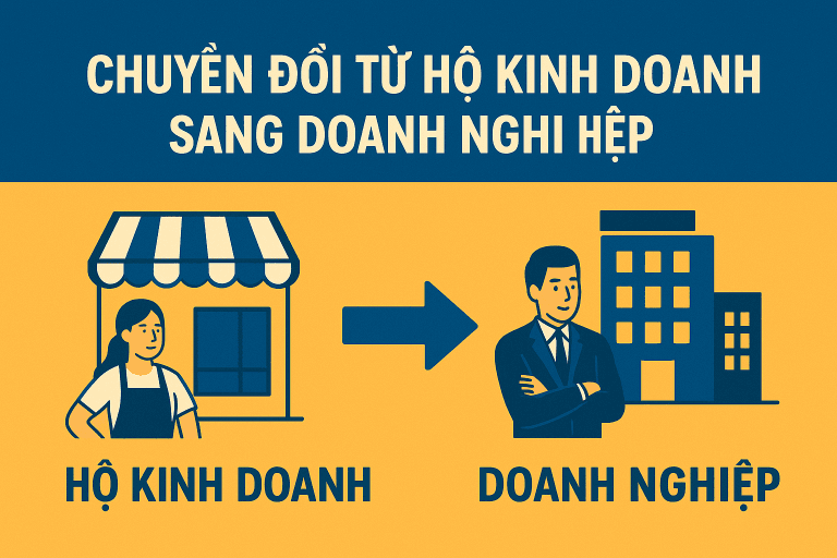 CHUYỂN ĐỔI TỪ HỘ KINH DOANH SANG DOANH NGHIỆP VÀ NHỮNG ĐIỀU BẠN CẦN BIẾT