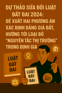 Dự thảo sửa đổi Luật Đất đai 2024: Đề xuất hai phương án xác định bảng giá đất, hướng tới loại bỏ “nguyên tắc thị trường” trong định giá