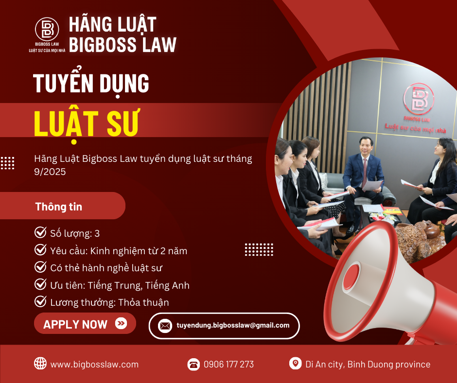 Tuyển dụng Luật sư 9/2025 1 Tuyển dụng Luật sư 9/2025