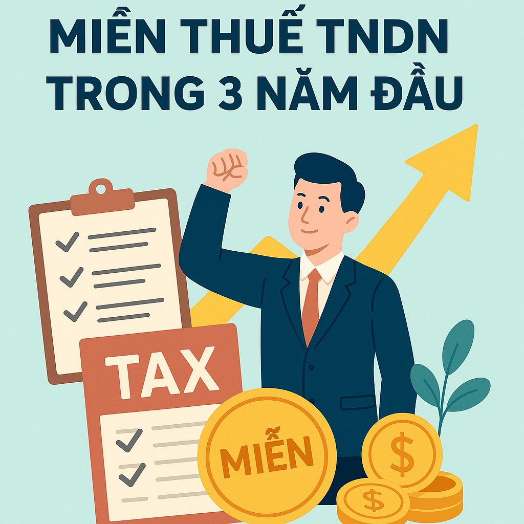 Điều kiện doanh nghiệp được miễn thuế TNDN trong 3 năm đầu 1 Điều kiện doanh nghiệp được miễn thuế TNDN trong 3 năm đầu