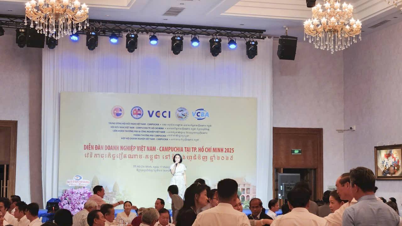 Diễn đàn doanh nghiệp Việt Nam – Campuchia 2025: Đẩy mạnh hợp tác tại TP