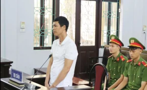 Bị cáo Thái Khắc Thành tại phiên tòa phúc thẩm