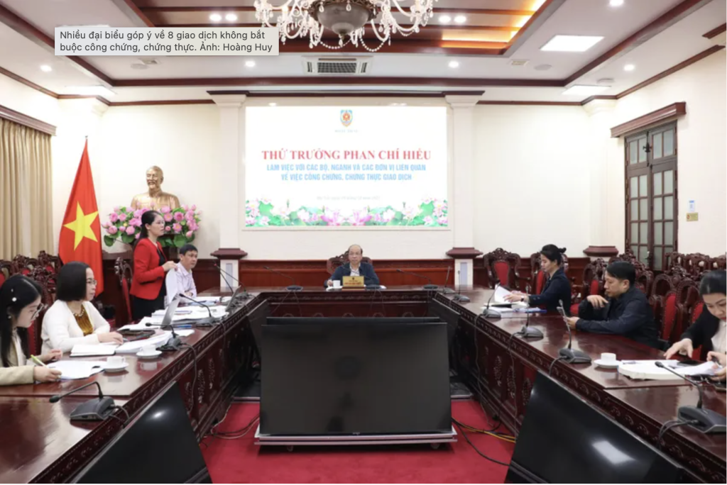 8 loại giao dịch từ bắt buộc công chứng, chứng thực sẽ chuyển sang tùy chọn? 1 8 loại giao dịch từ bắt buộc công chứng, chứng thực sẽ chuyển sang tùy chọn?