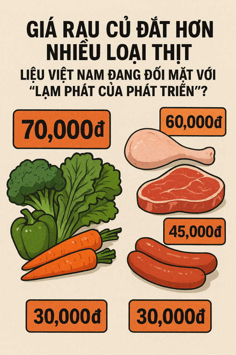 Giá rau củ đắt hơn nhiều loại thịt - Liệu Việt Nam đang đối mặt với “lạm phát của phát triển”? 14 Copilot 20251118 084559