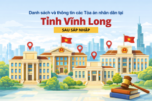 DANH SÁCH VÀ THÔNG TIN CÁC TÒA ÁN NHÂN DÂN TẠI TỈNH VĨNH LONG SAU SÁP NHẬP