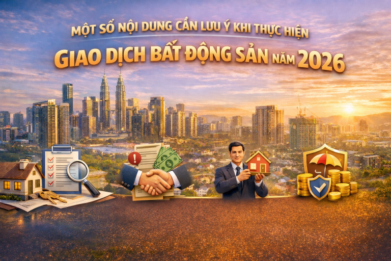 MỘT SỐ NỘI DUNG CẦN LƯU Ý KHI THỰC HIỆN GIAO DỊCH BẤT ĐỘNG SẢN NĂM 2026 11 MỘT SỐ NỘI DUNG CẦN LƯU Ý KHI THỰC HIỆN GIAO DỊCH BẤT ĐỘNG SẢN NĂM 2026
