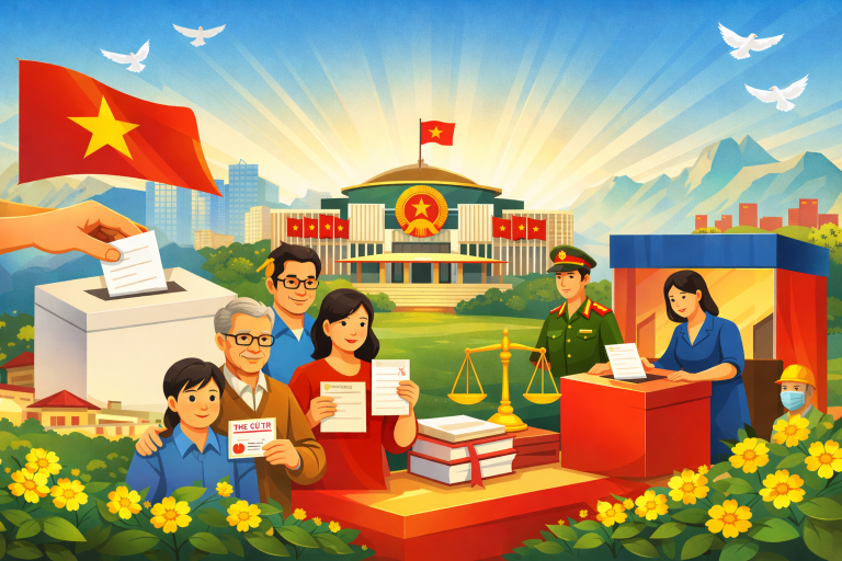 Một số lưu ý đối với cử tri khi tham gia bầu cử đại biểu Quốc hội khóa XVI và đại biểu HĐND các cấp nhiệm kỳ 2026 – 2031.