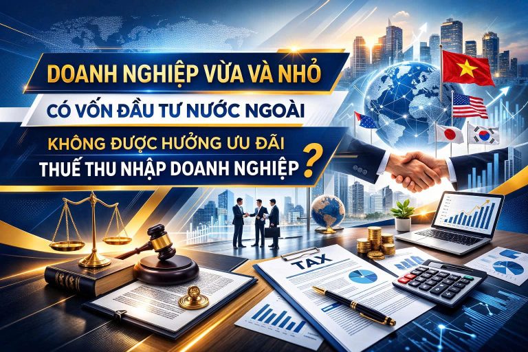DOANH NGHIỆP VỪA VÀ NHỎ CÓ VỐN ĐẦU TƯ NƯỚC NGOÀI KHÔNG ĐƯỢC HƯỞNG ƯU ĐÃI THUẾ THU NHẬP DOANH NGHIỆP? 13 z7628905283006 3419a21f66586e139bb1a137c852a793