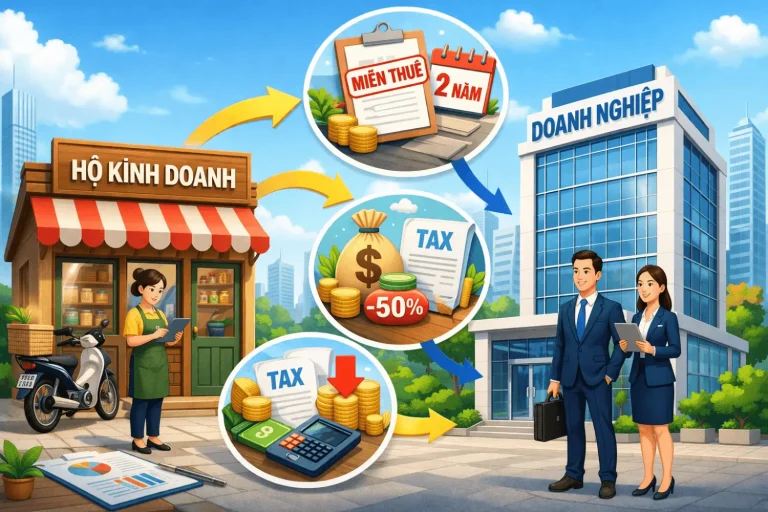 uu dai thue khi ho kinh doanh chuyen len doanh nghiep