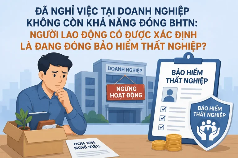 Đã nghỉ việc tại doanh nghiệp không còn khả năng đóng BHTN: Người lao động có được xác định là đang đóng bảo hiểm thất nghiệp? 12 Thiet ke chua co ten 21 1
