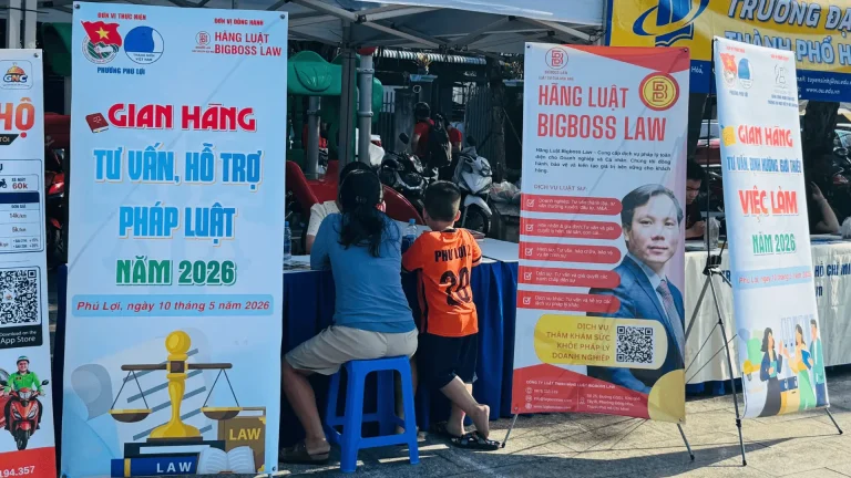 [Sự Kiện] Hãng Luật Bigboss Law Đồng Hành Tư Vấn Pháp Luật Miễn Phí Tại Chương Trình "Tháng Công Nhân" Phường Phú Lợi