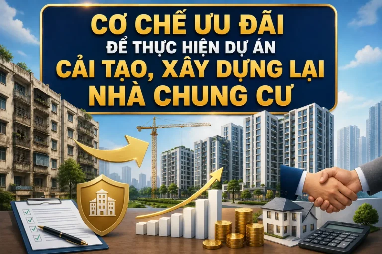 Cơ chế ưu đãi để thực hiện dự án cải tạo, xây dựng lại nhà chung cư 8 co-che-uu-dai-de-thuc-hien-du-an-cai-tao-xay-dung-lai-nha-chung-cu