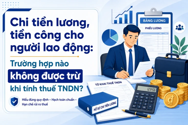 Chi tiền lương, tiền công cho người lao động: Trường hợp nào không được trừ khi tính thuế TNDN?