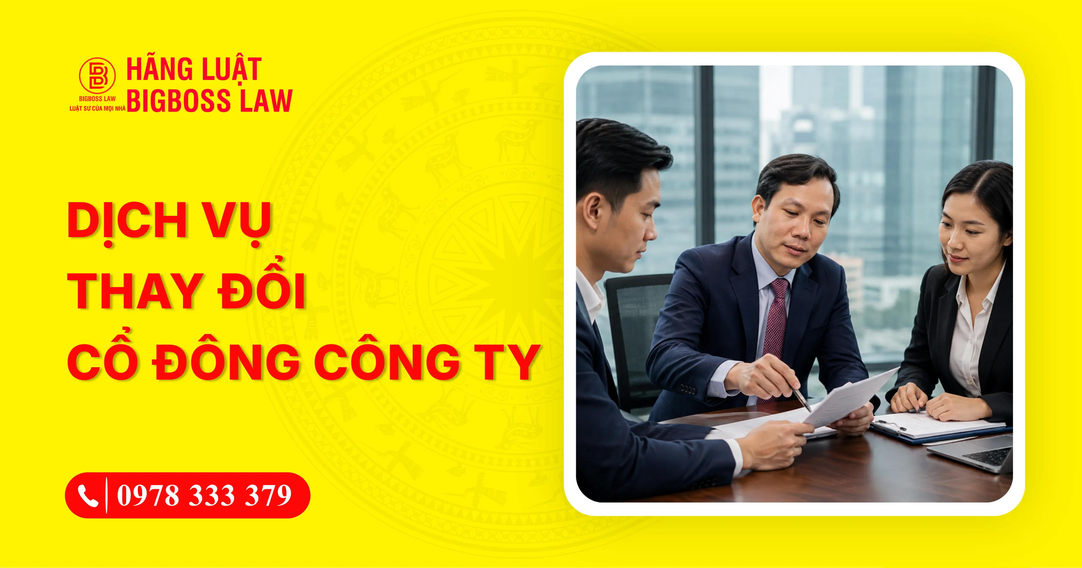 Dịch vụ thay đổi cổ đông công ty cổ phần cam kết đúng tiến độ
